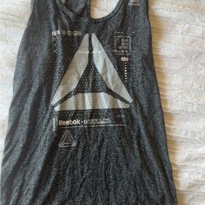Reebok Women's Charcoal Graphic Tank Top